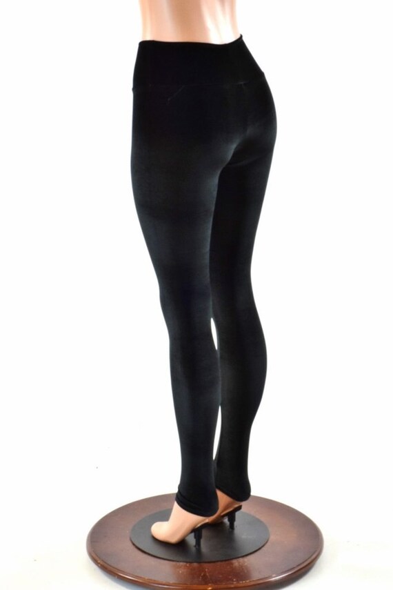 Buy SPANX® Black Velvet Leggings from Next Australia