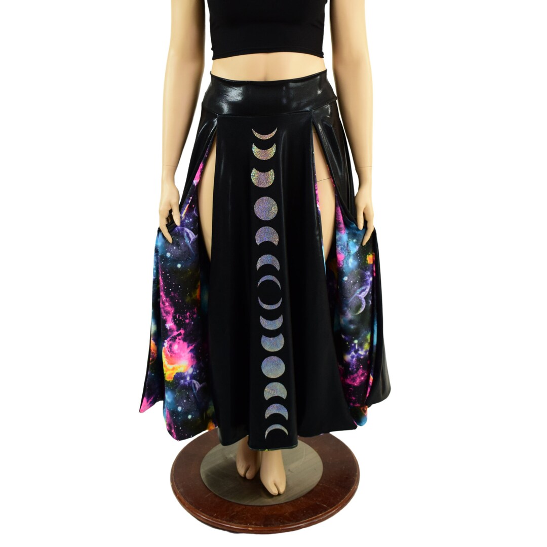 SPLIT POCKET DRESS UNDER A FULL MOON