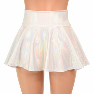 Flashbulb Holographic Circle Cut Rave Skirt 151283 image 3