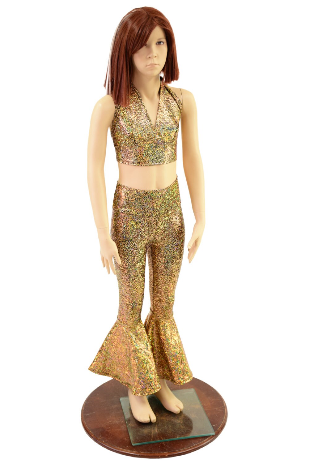 70s Gold Halter Top - Etsy