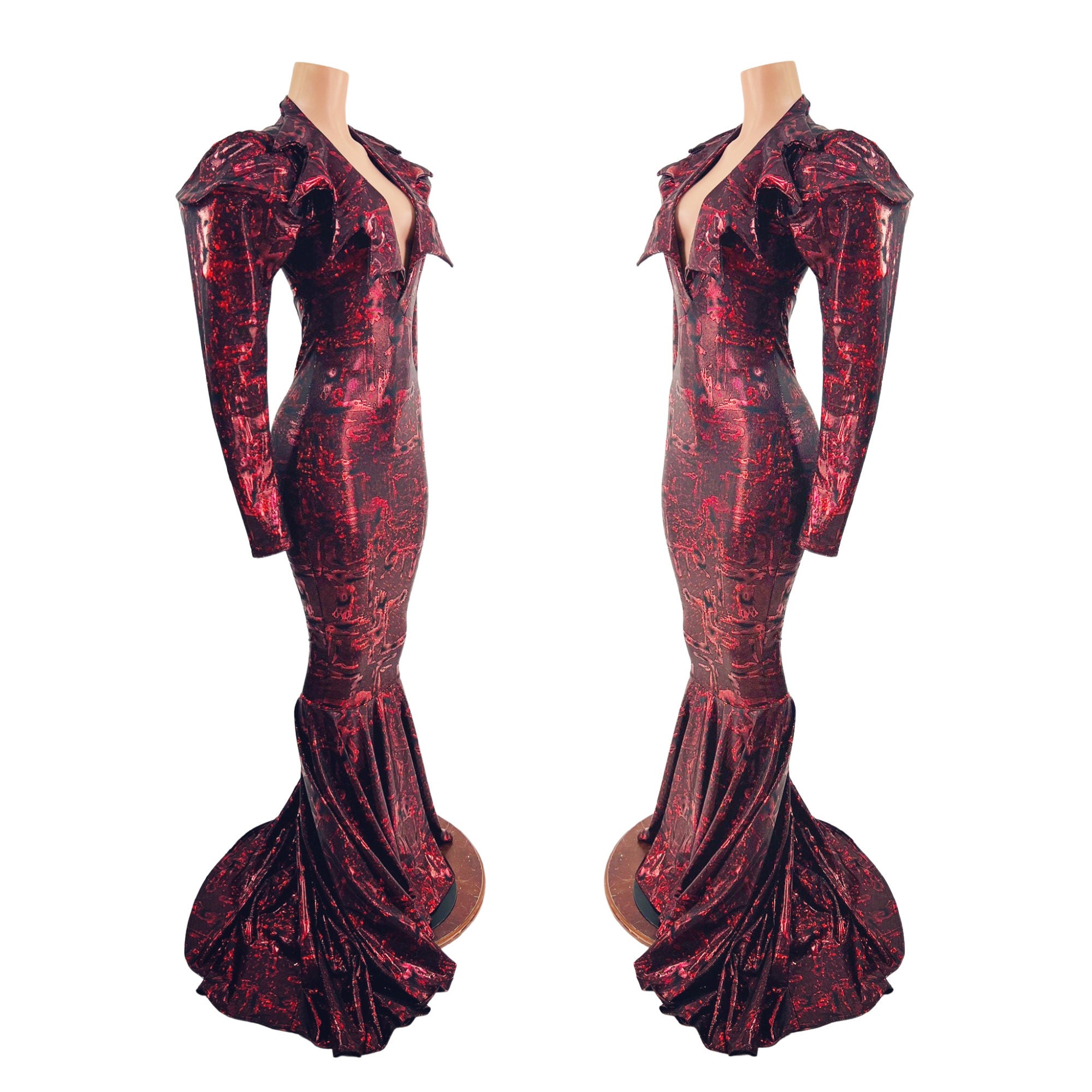 Drag Queen Mermaid Dress Pattern - Etsy