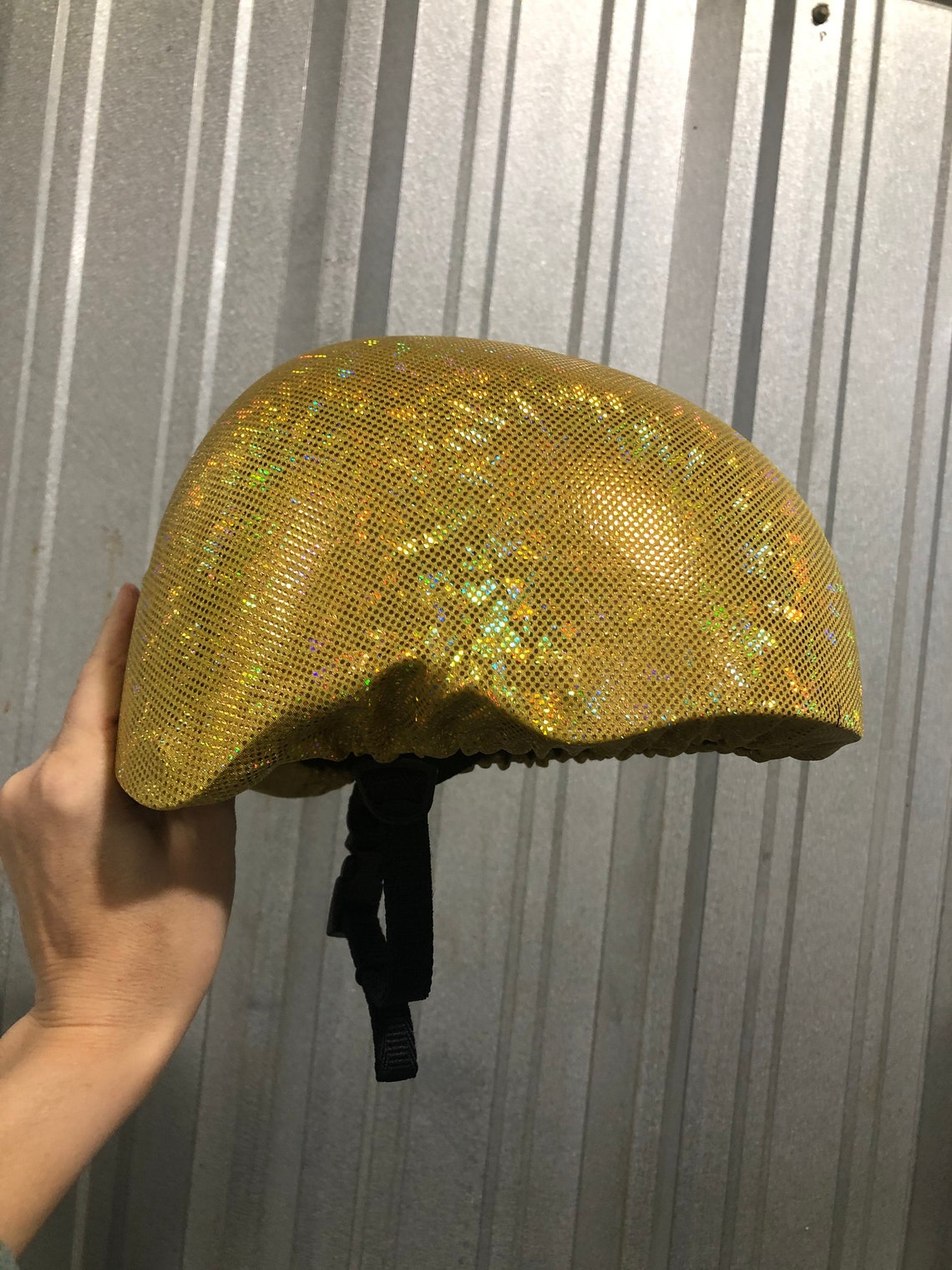 Roller Derby Holographic Helmet Cover COVER ONLY in Gold on | Etsy