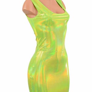 slim fit dress slacks Lime Green Mesh Bodycon Mini Dress main image 0