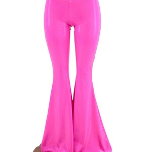 Neon Pink High Waist Solar Flares 157550 - Etsy