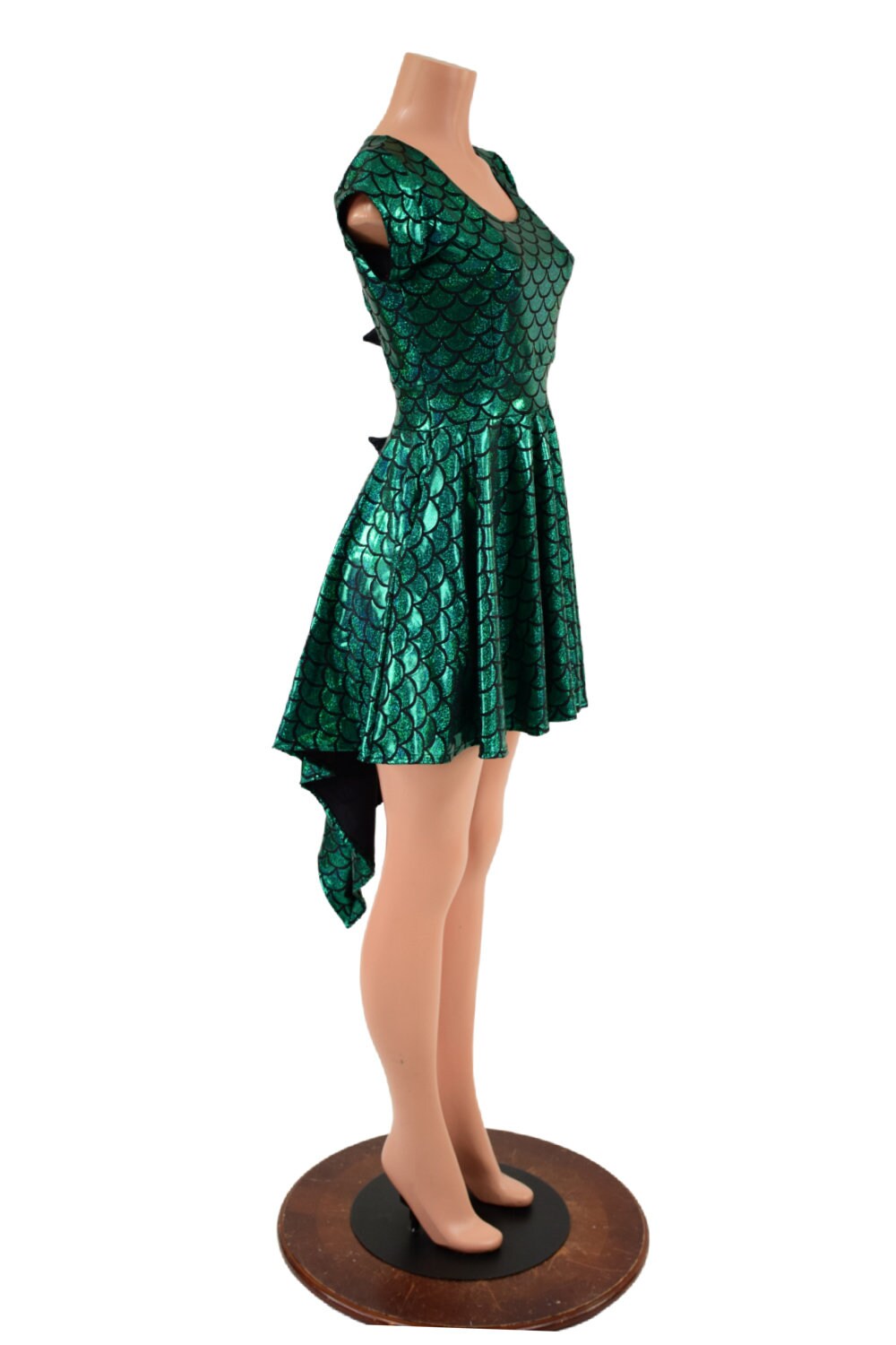 black and green dragon dress Dragon of the Motherland Women's Halter Dress – Mystic Dragon by Poetree main image 0