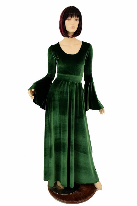 green emerald velvet dress Amazon.com: CYiNu Women's Wrap Velvet Maxi Dress V Neck Bell Sleeve Split  Elegant Cocktail Party Dress(Black,XXL) : Clothing, Shoes & Jewelry