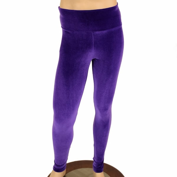 Purple Leggings Etsy