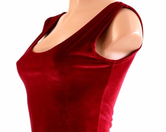 Red Velvet Crop Tank