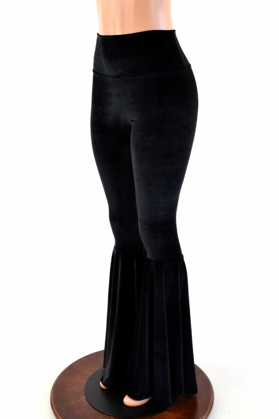 Pantalon campana terciopelo negro new arrivals