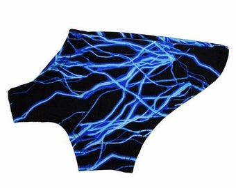 cat with lightning shirt