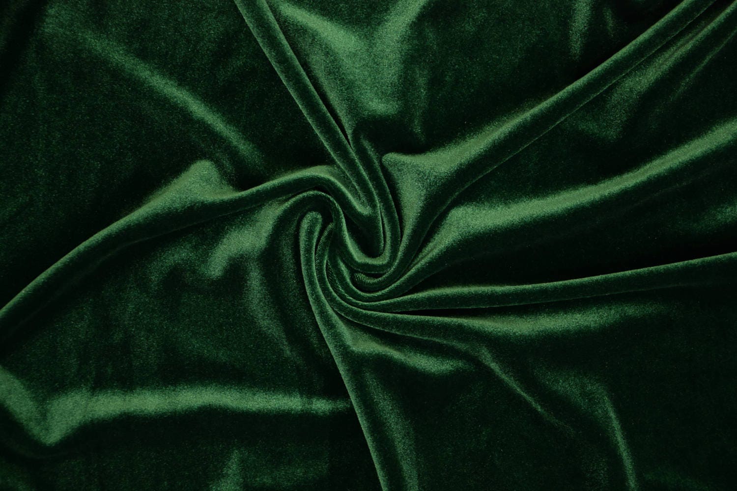 Solid Forest Green Stretch Velvet Fabric by the Yard Etsy