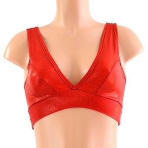 Red Sparkly Jewel Starlette Bralette 154538 image 4