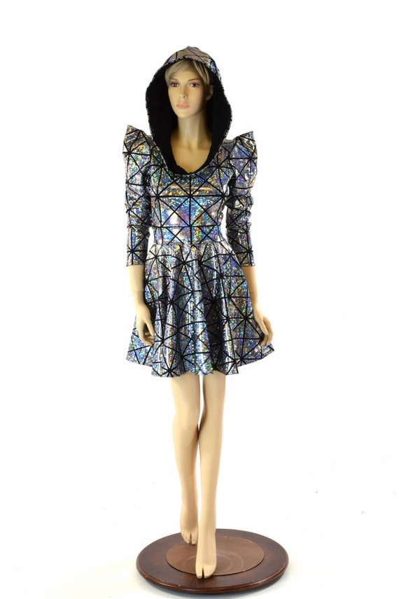bill levkoff black dress Black Bishop Skater Dress
