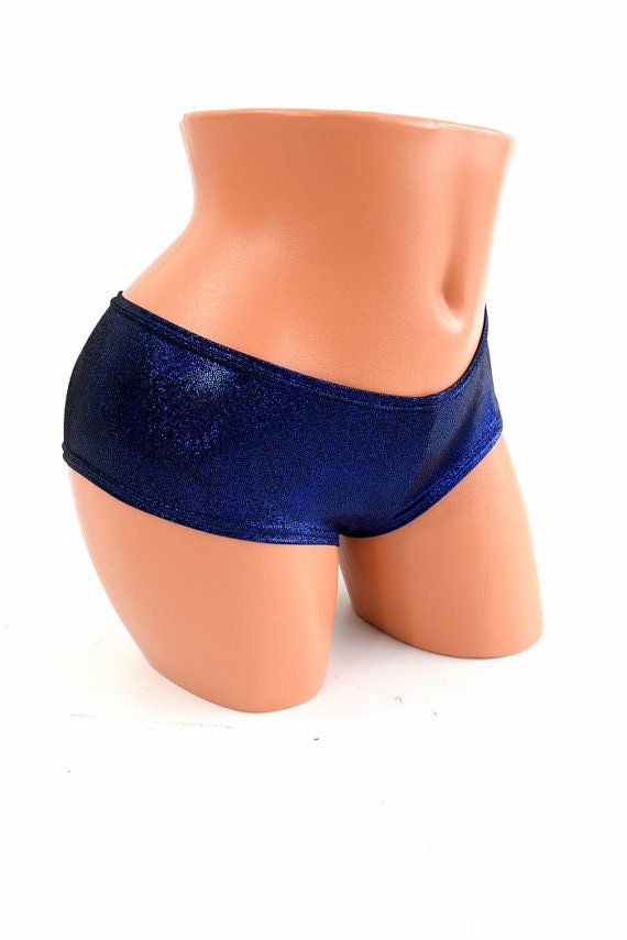 3PC Rave Outfit Royal Blue Sparkly 