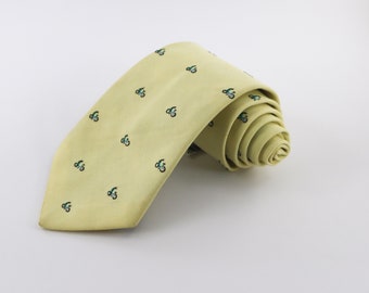 Hand-embroidered Bike ties (Yellow)