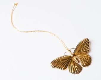 Gold plated Hand Crafted Butterfly Pendant sample 2