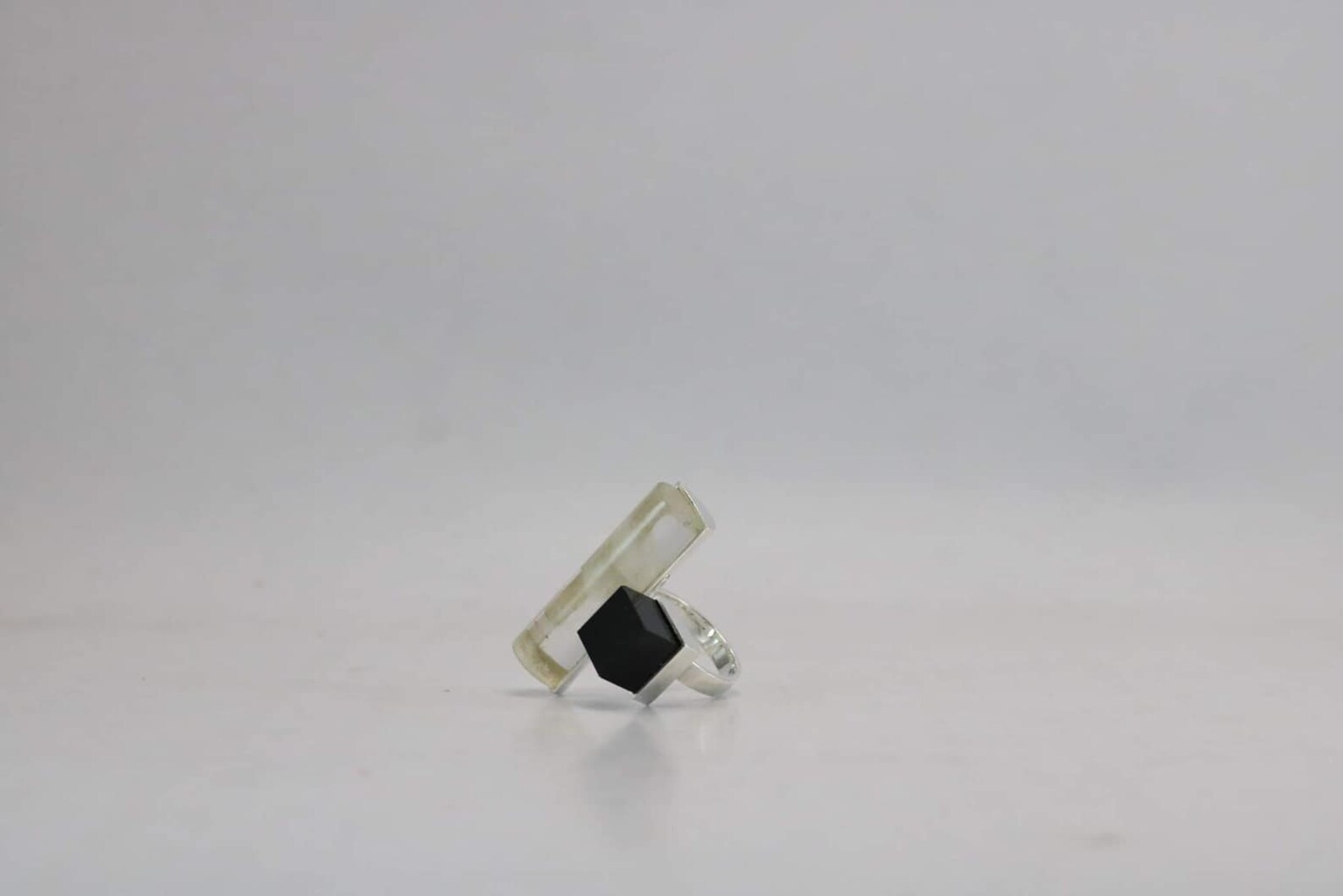 •FINDING BALANCE• adjustable recycled silver ring