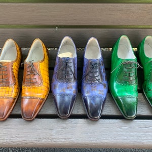 SDG Special edition Oxfords - Hand Made, Hand Stitched, Hand Colored