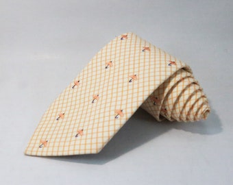 Hand-embroidered Umbrella Necktie