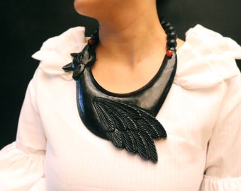 Hand carved Unicorn necklace