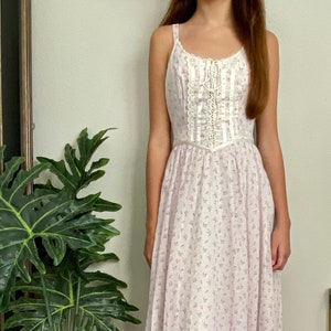 Gunne Sax Dress, Gunne Sax, Jessica McClintock Dress, Bohemian Dress, Hippie Dress, 70s Maxi Dress, Prairie Dress