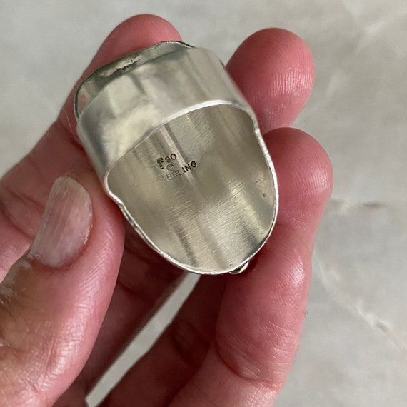 Sterling Silver Rabbit Ring: Gaudy Amethyst State… - image 8