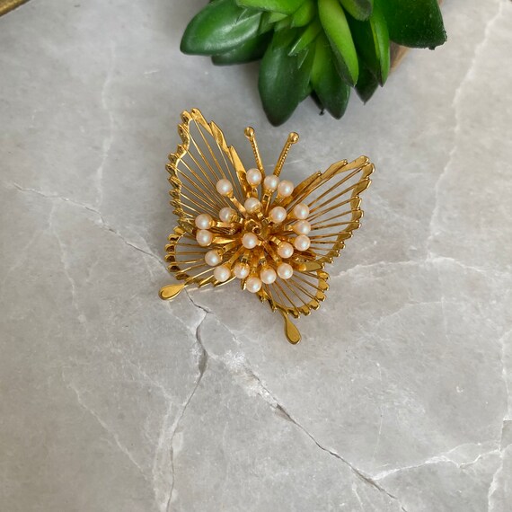 Vintage Brooch,Vintage Butterfly Brooch, Butterfl… - image 3