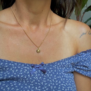 Sea Shell Necklace, Gold Sea Shell Pendant, Sea Shell, Beach Necklace,Sea Side Necklace, Gift for Her, Gift for Mom