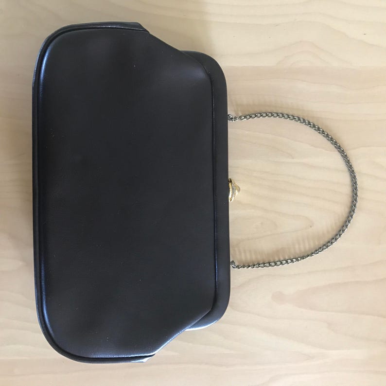 CLEARANCE SALEClearance SaleDark Brown Clutch Handbag Faux Leather Cocktail
