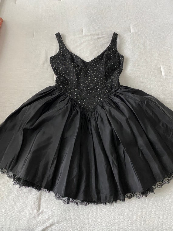 Gunne Sax Dress, Black Cocktail Dress, Jessica Mc… - image 6