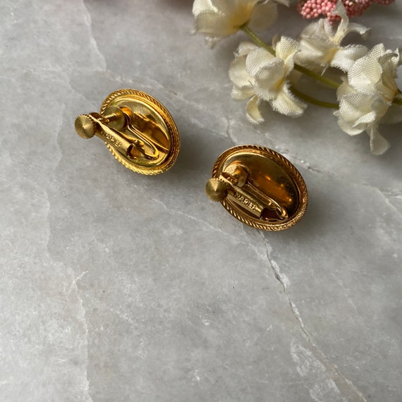 Vintage Earrings, Napier Earrings, Clip on Earrin… - image 7