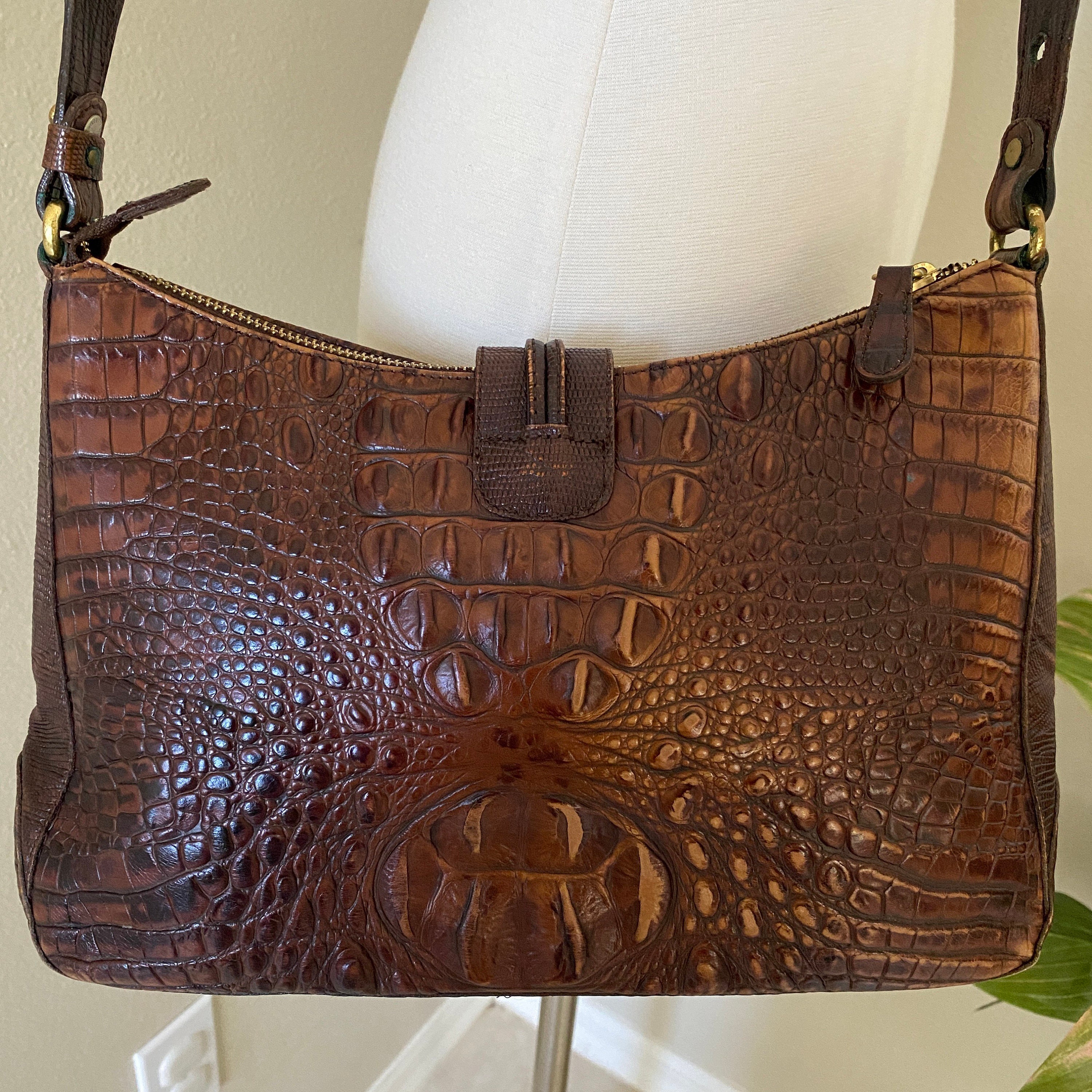 brahmin purse brown