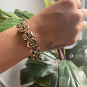 Monet Bracelet, Chain Link Bracelet, Oval Link Bracelet, Vintage Monet, Vintage Bracelet