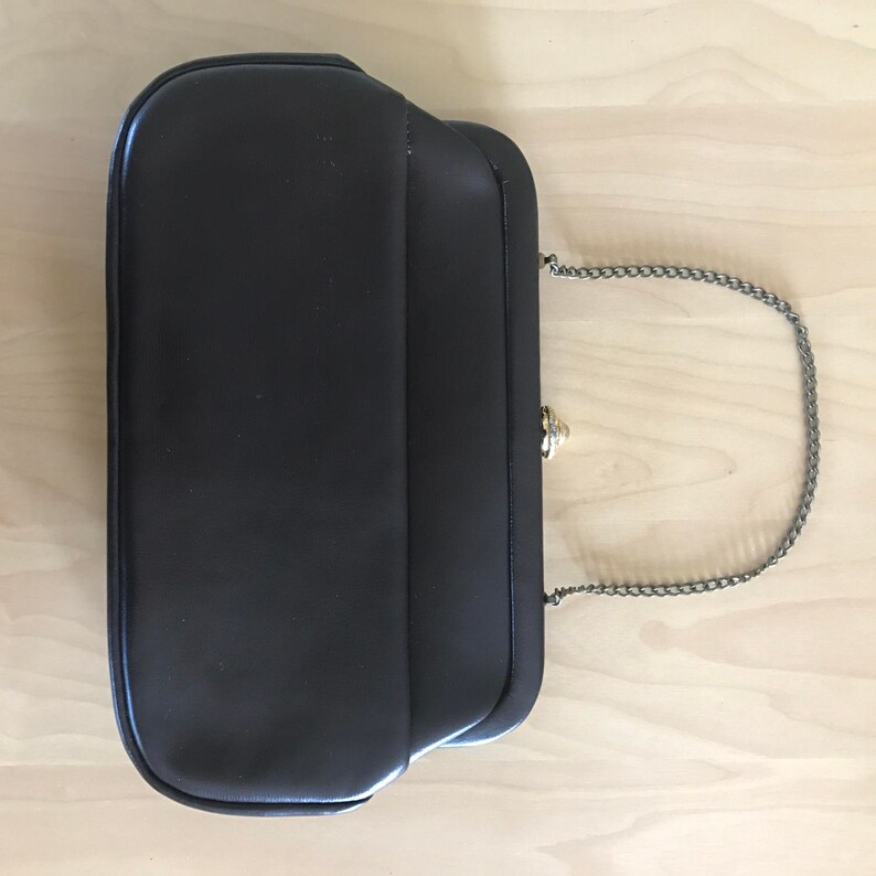 CLEARANCE SALEClearance SaleDark Brown Clutch Handbag Faux Leather Cocktail