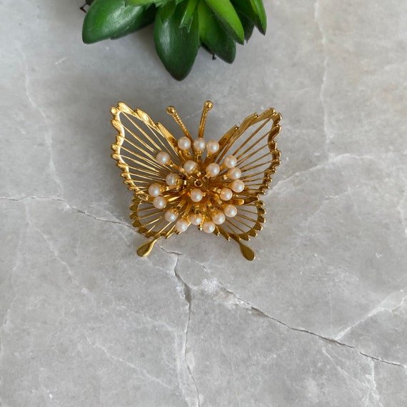 Vintage Brooch,Vintage Butterfly Brooch, Butterfl… - image 4