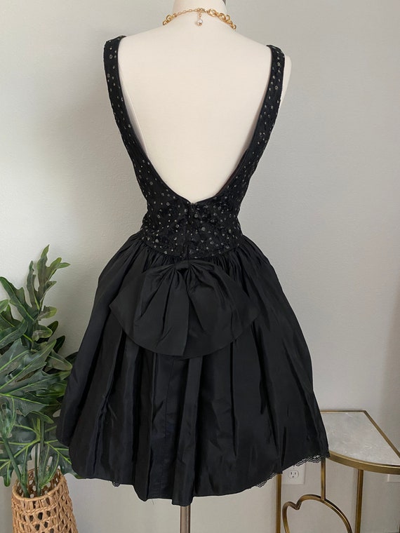 Gunne Sax Dress, Black Cocktail Dress, Jessica Mc… - image 7