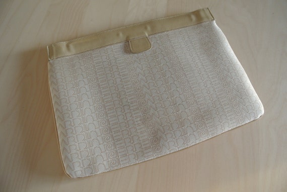 Vintage handbag,Pierre Cardin Clutch Handbag Mono… - image 3