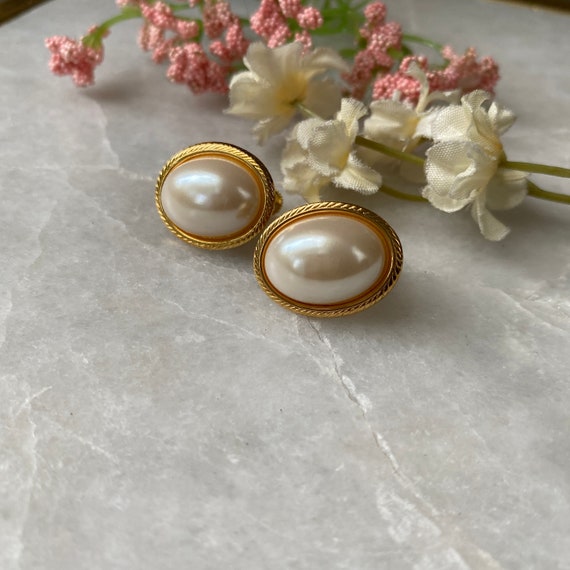 Vintage Earrings, Napier Earrings, Clip on Earrin… - image 1