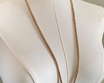Chainmail Gold Plated Necklace, Unisex Necklace, Gold Chain