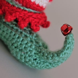 crochet elf shoes