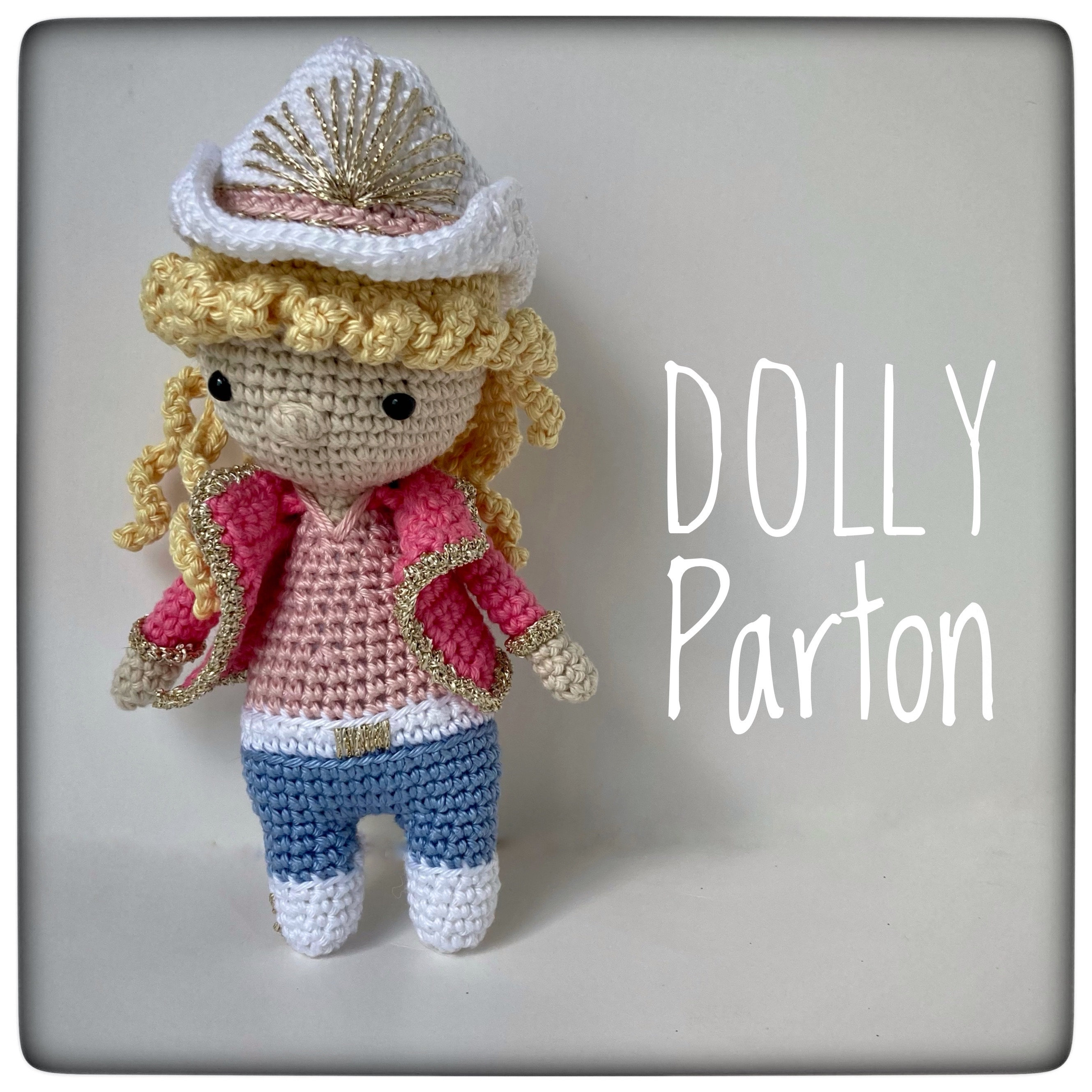Crochet Dolly Parton Doll: Handmade Country Singer Amigurumi - Etsy
