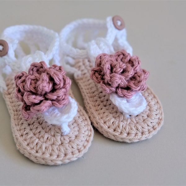 Crochet Baby Sandals Etsy