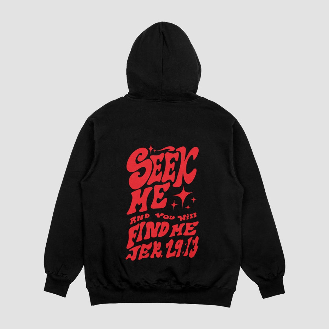 SEEK JESUS Christian Hoodie Bible Verse Christian Gifts Unisex - Etsy