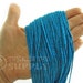Afghan Beads, 2mm Turquoise Blue Heishi Bead Strands Hand Cut Howlite Seed Beads One 1 Full Strand Semiprecious Gemstone Beads, Loose Beads