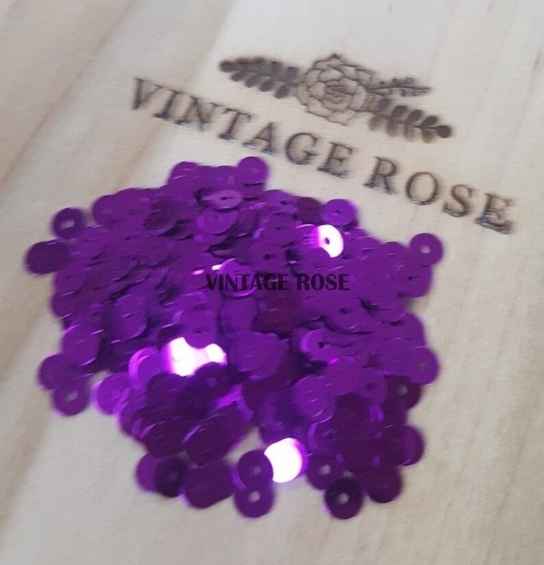 Light Violet #5161 Italian Sequins 4 mm for tambourlunevilleaari embroidery