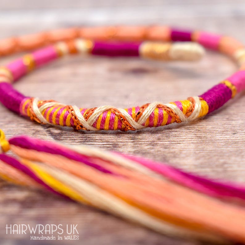 Removable Hair Wrap Clipin Boho Hairwrap Boho hair Etsy