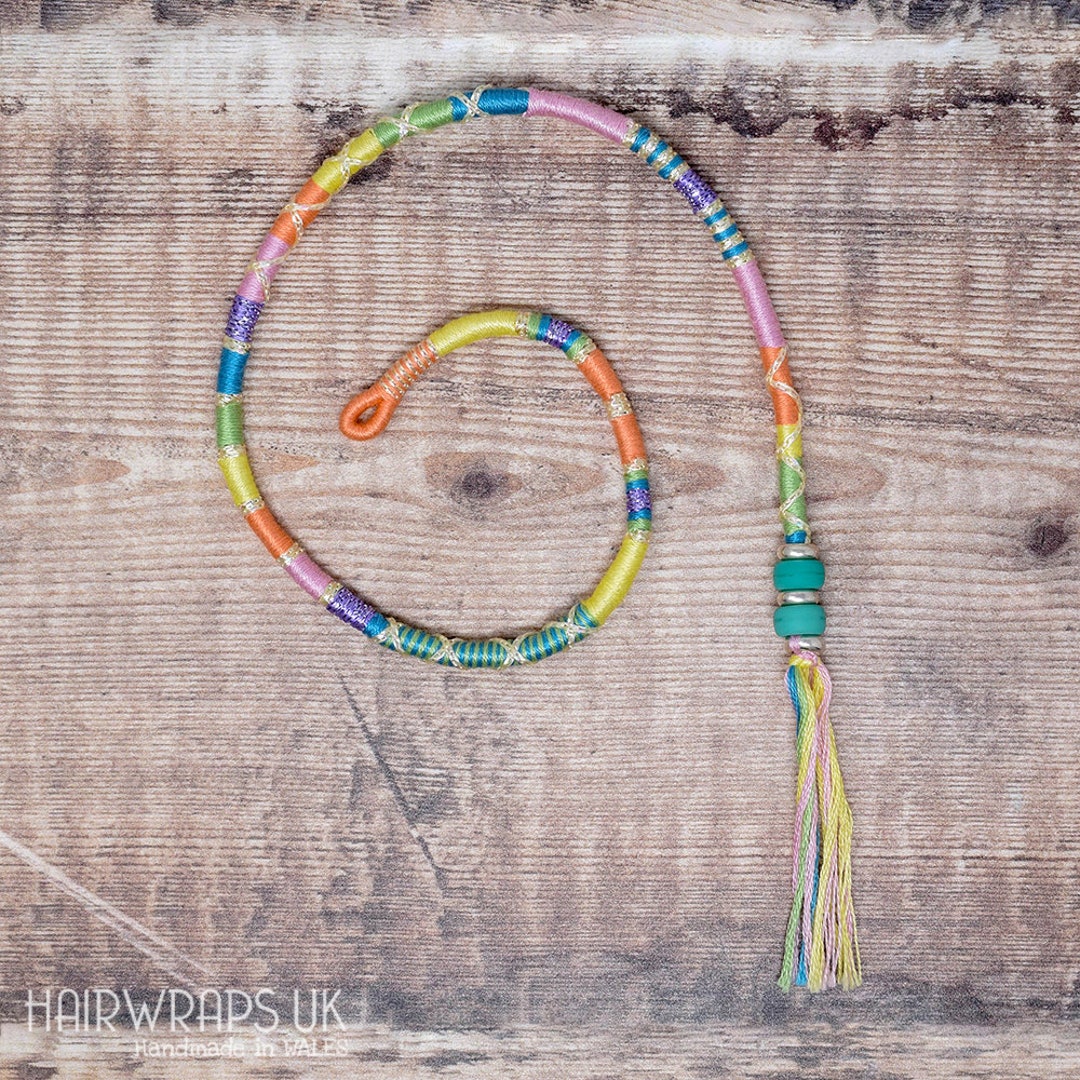 Hair Wrap Set · Charm Rainbow Bundle Amazon.com : 120 Pcs Colorful Gradient Hair Wrap Assorted  main image 2