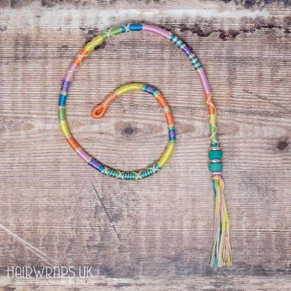 Hair Wrap Set · Charm Rainbow Bundle Amazon.com : 120 Pcs Colorful Gradient Hair Wrap Assorted  main image 4