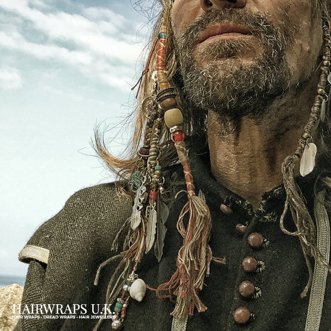 Wild Pirate Hair Accessories Set of Deluxe Chunky Pirate Braids Pirate