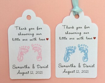 baby shower tags etsy